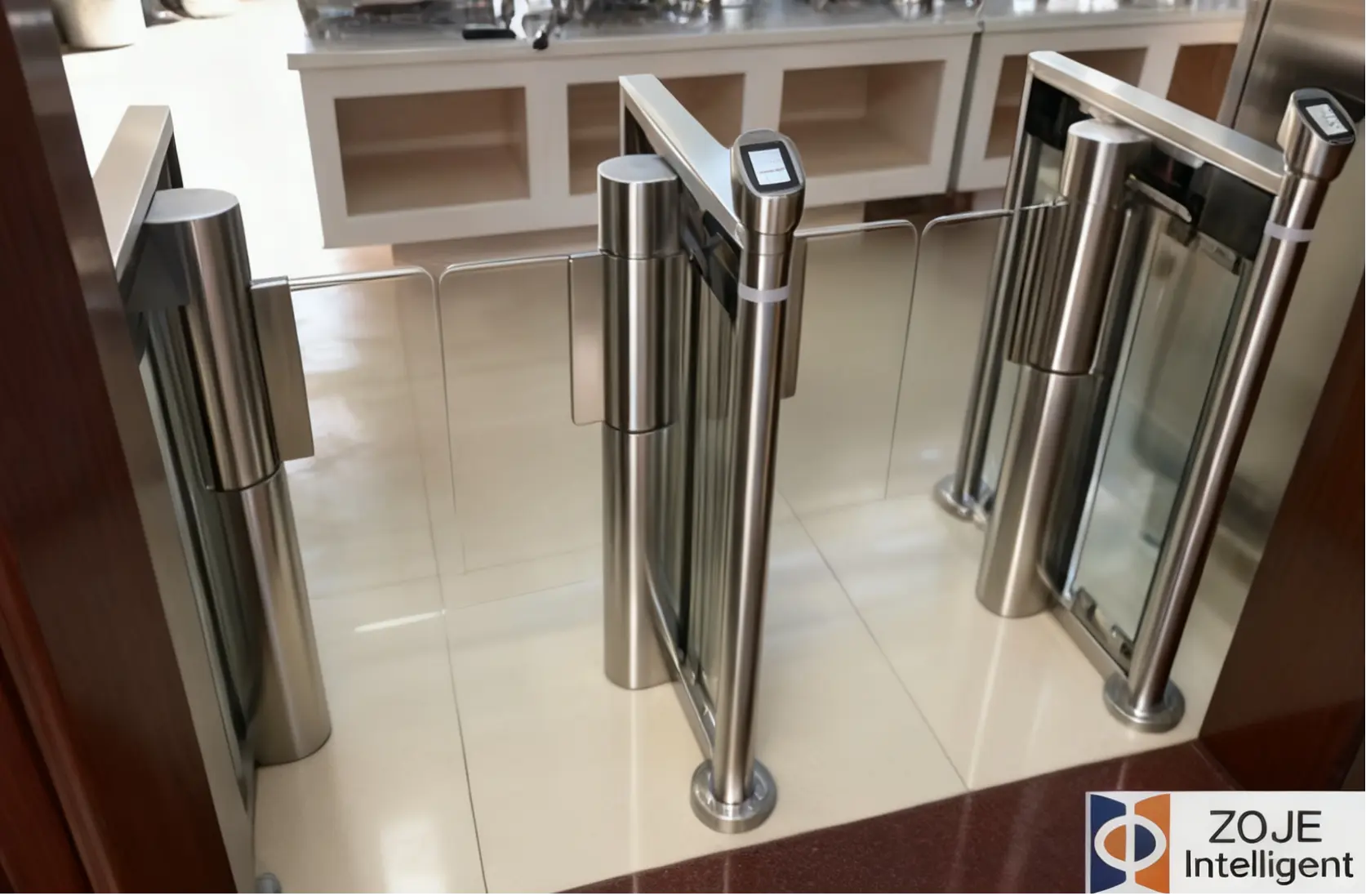 Hoe sluit ik een draaipoort aan op toegangscontrole?