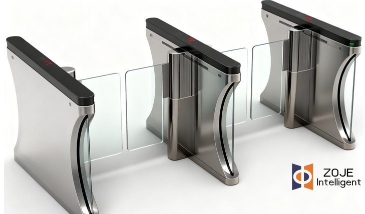 Wat vormt de kernarchitectuur en operationele modules van een antibotsingsdraaipoort?