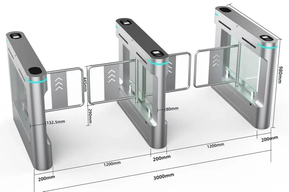 Project opgeleverd voor roestvrijstalen draaipoort: toegangscontrole met evenwicht tussen veiligheid, duurzaamheid en esthetiek
