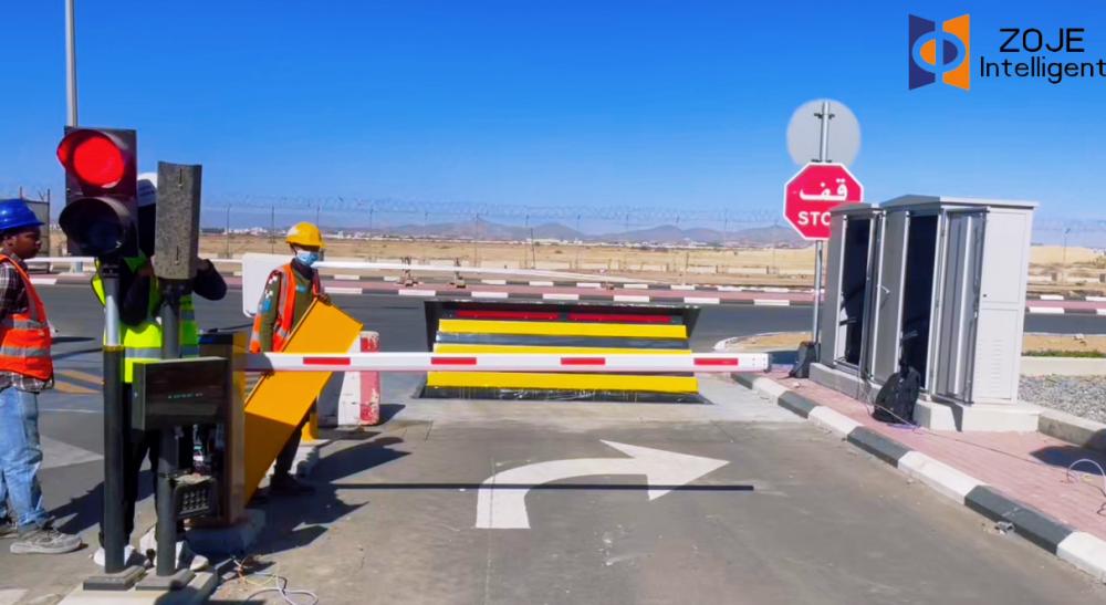 ZOJE Road Blocker en barrièresysteem operationeel in Saoedi-Arabië-project